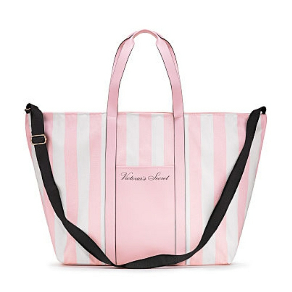Victoria's Secret Signature Striped Weekend Bag